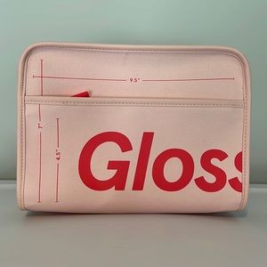 Glossier makeup bag
